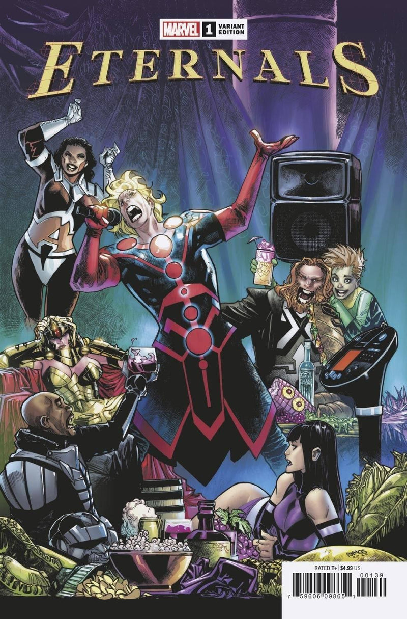 ETERNALS VOL 5 (2021) #1 RAMOS LAUNCH VAR