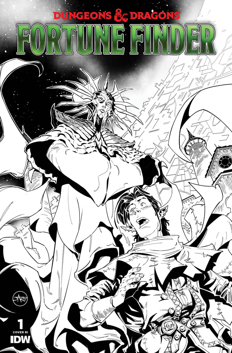 DUNGEONS & DRAGONS FORTUNE FINDER (2023) #1 CVR C 10 COPY JARO B&W