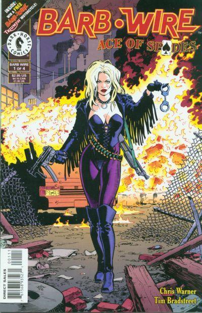 BARB WIRE ACE OF SPADES (1996) - SET OF FOUR