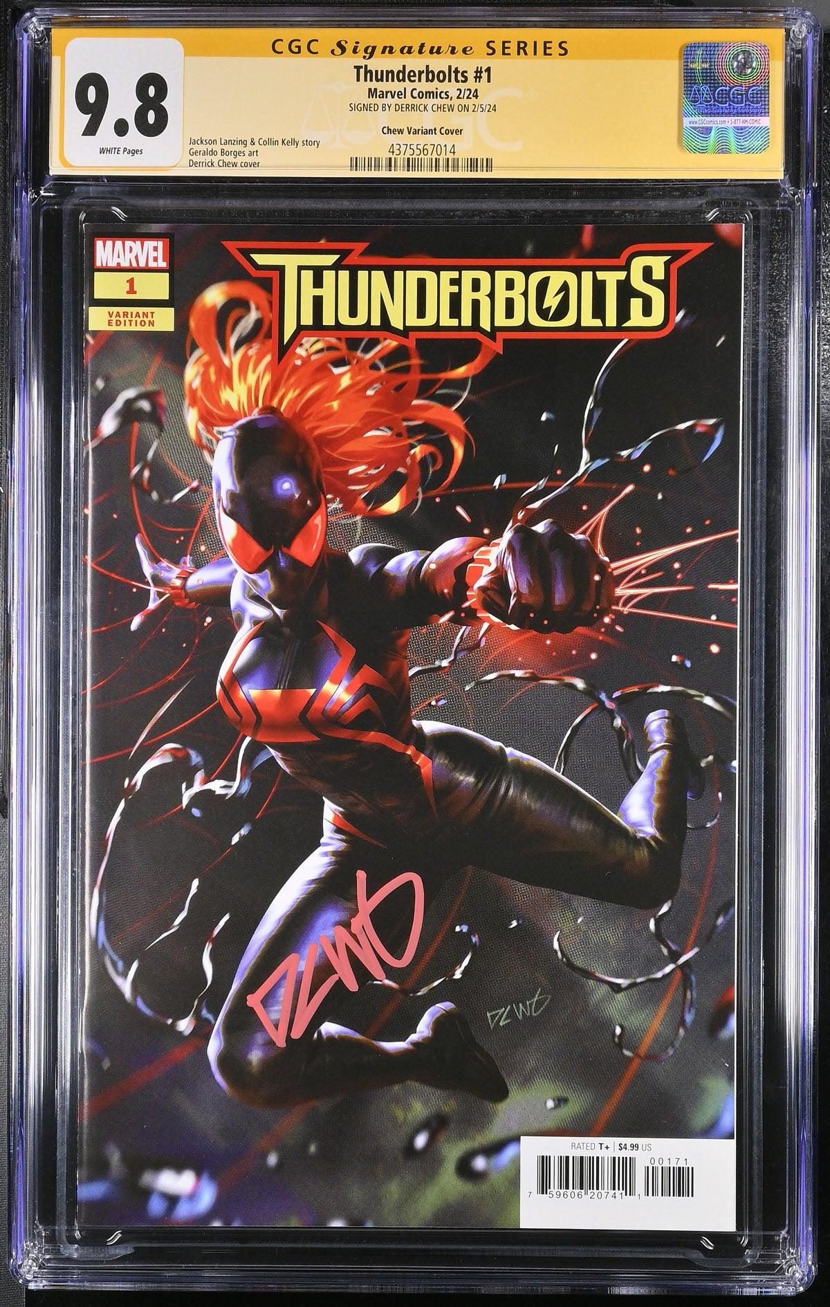 CGC THUNDERBOLTS VOL 5 #1 CHEW VARIANT (9.8) SIGNATURE SERIES - SIGNED BY DERRICK CHEW - Kings Comics