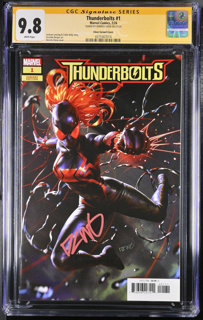 CGC THUNDERBOLTS VOL 5 #1 CHEW VARIANT (9.8) SIGNATURE SERIES - SIGNED BY DERRICK CHEW