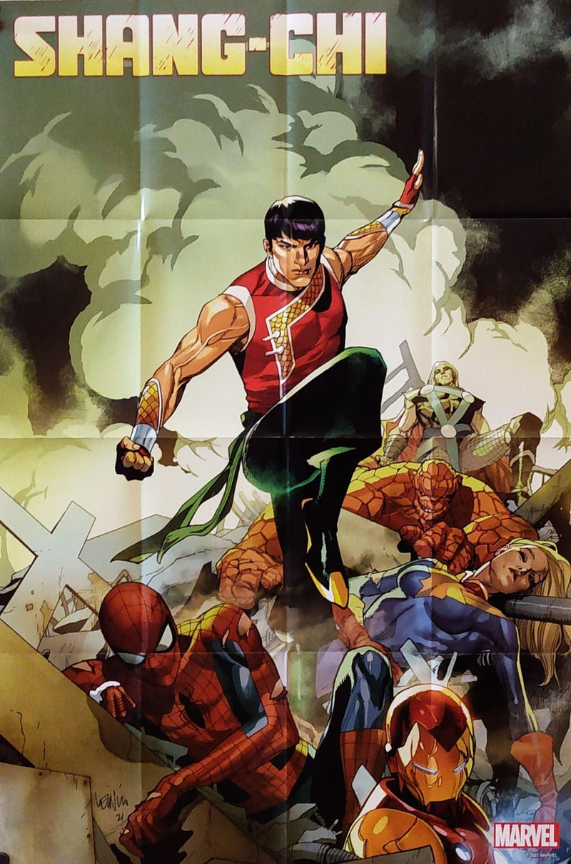 SHANG-CHI VOL 2 #1 LEINIL FRANCIS YU FOLDED PROMO POSTER