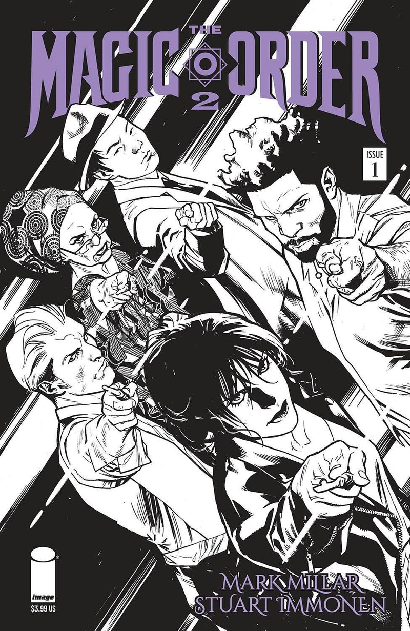 MAGIC ORDER 2 #1 CVR B IMMONEN B&W