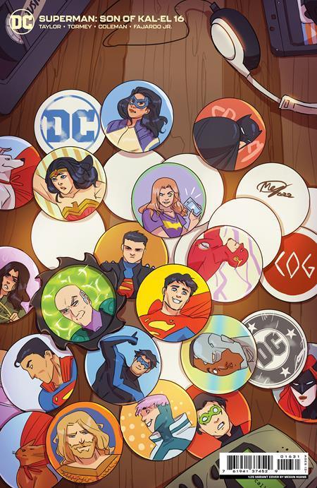 SUPERMAN SON OF KAL-EL #16 CVR C INC 1:25 MEGAN HUANG 90S BEDROOM CARD STOCK VAR (KAL-EL RETURNS)