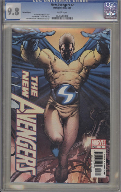 CGC NEW AVENGERS #2 (9.8) VARIANT CVR - SLIGHT FADING
