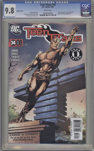 CGC TEEN TITANS #34 (9.8) VARIANT CVR
