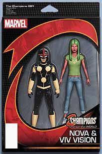 CHAMPIONS VOL 2 (2016) #1 CHRISTOPHER NOW ACTION FIGURE VAR