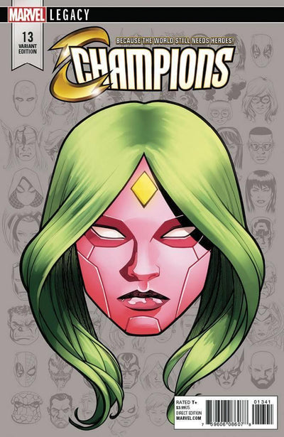 CHAMPIONS VOL 2 (2016) #13 MCKONE LEGACY HEADSHOT VAR LEG