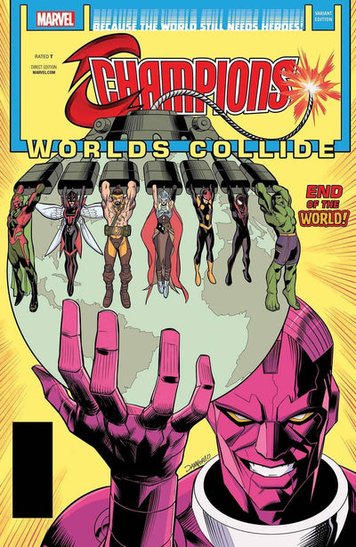 CHAMPIONS  (2016) #13 MORA LH VAR LEG (LENTICULAR COVER)