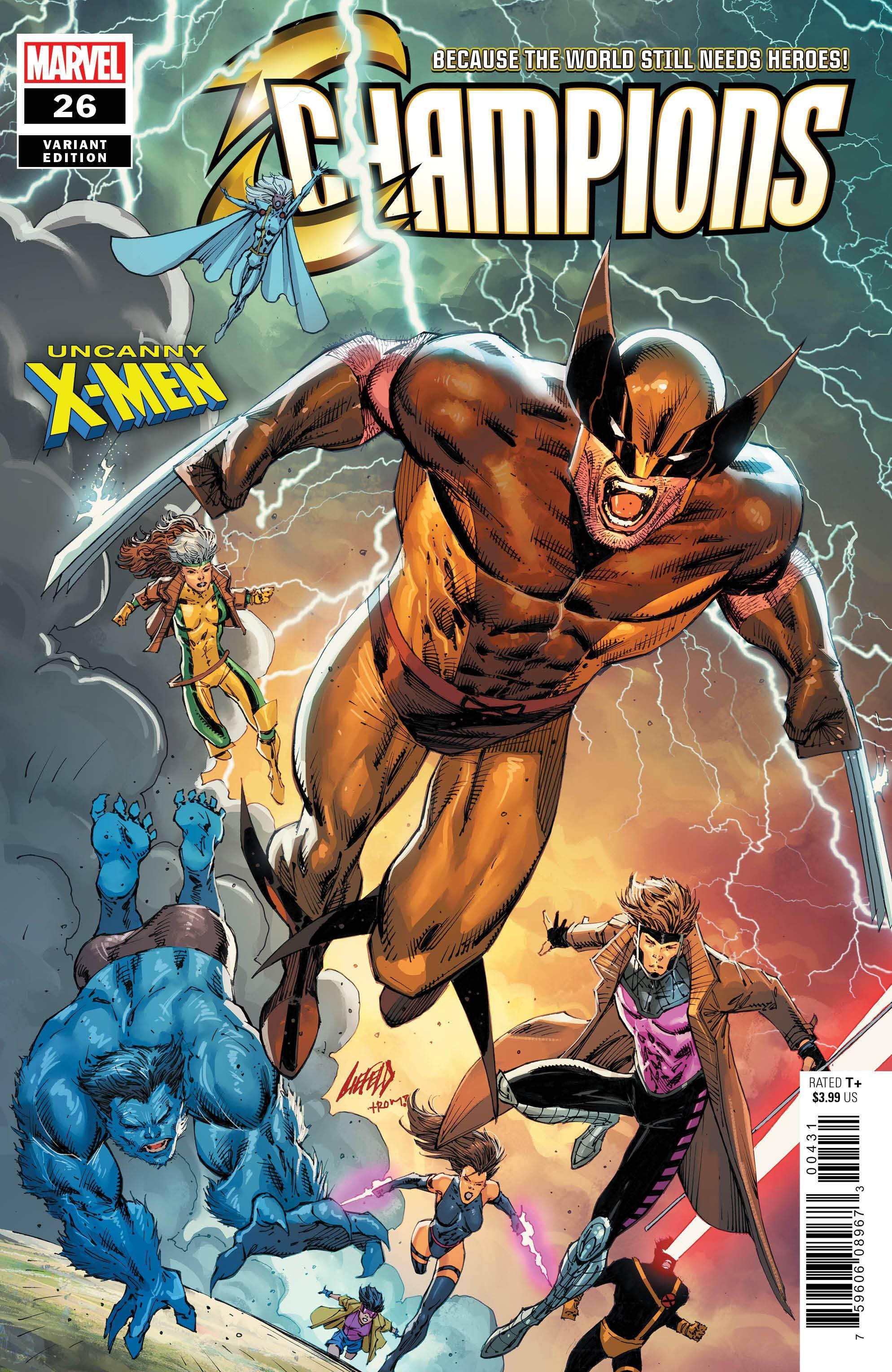 CHAMPIONS VOL 2 (2016) #26 LIEFELD UNCANNY X-MEN VAR - Kings Comics