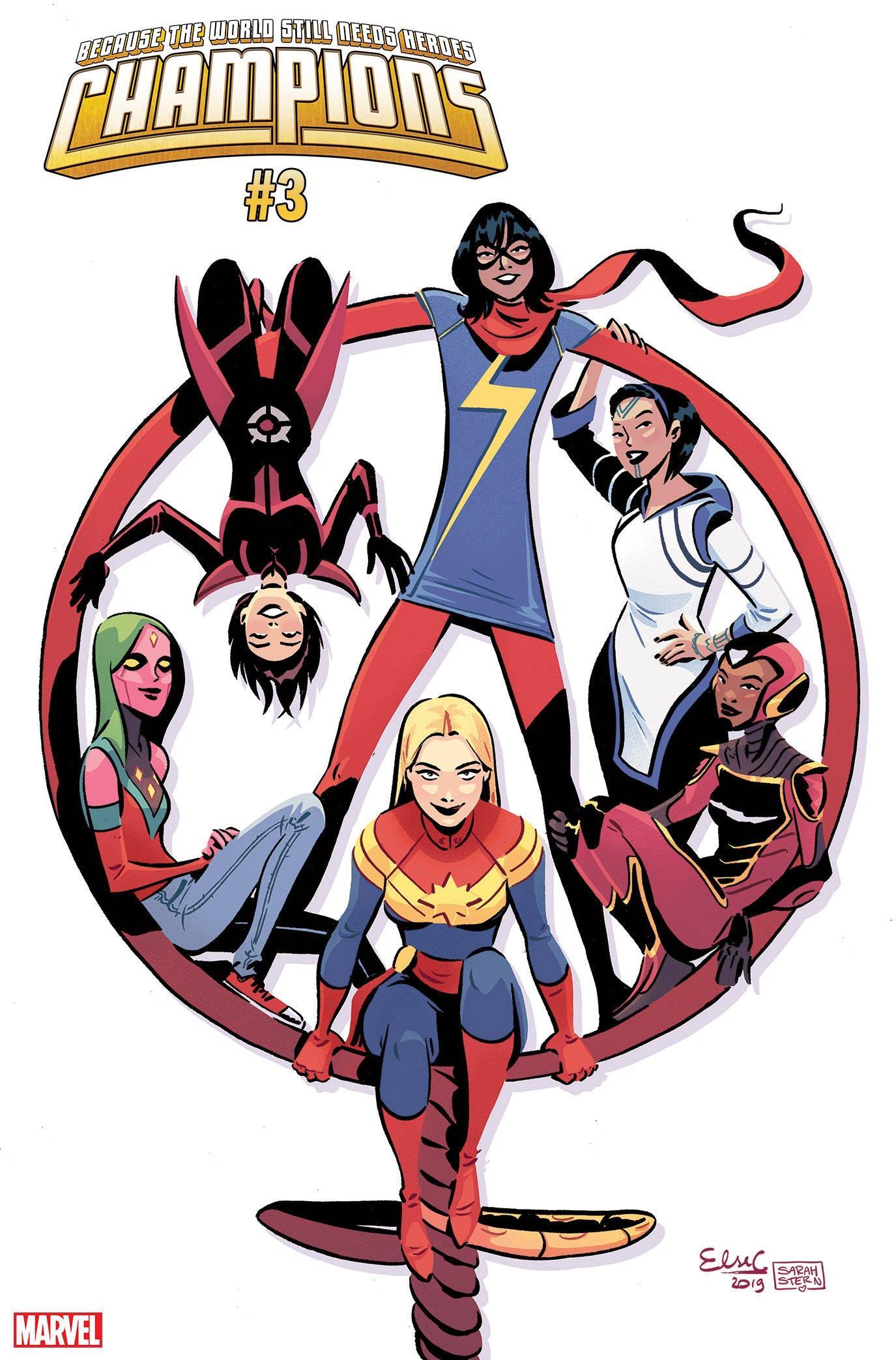 CHAMPIONS VOL 3 (2019) #3 CHARRETIER INTERNATIONAL WOMENS DAY VAR - Kings Comics
