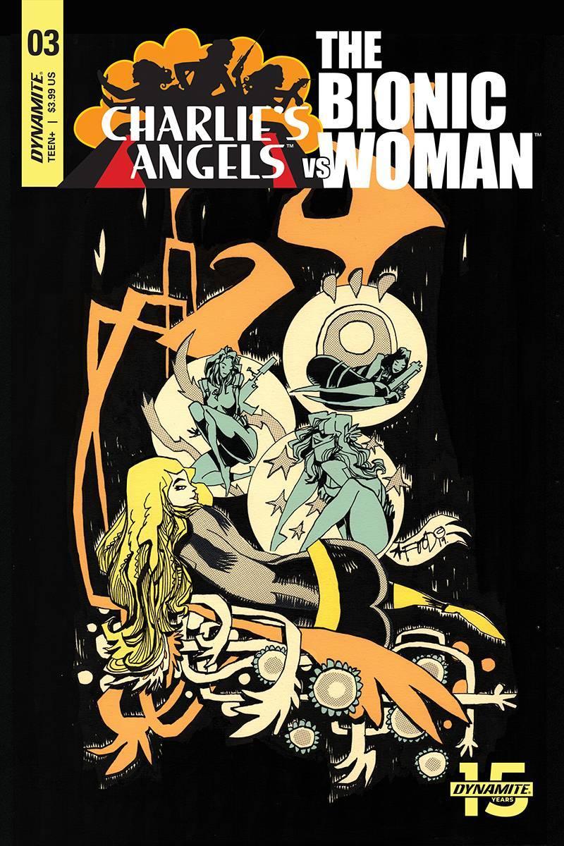 CHARLIES ANGELS VS BIONIC WOMAN #3 CVR B MAHFOOD - Kings Comics