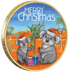 CHRISTMAS KOALA 2018 STAMP AND COIN COVER