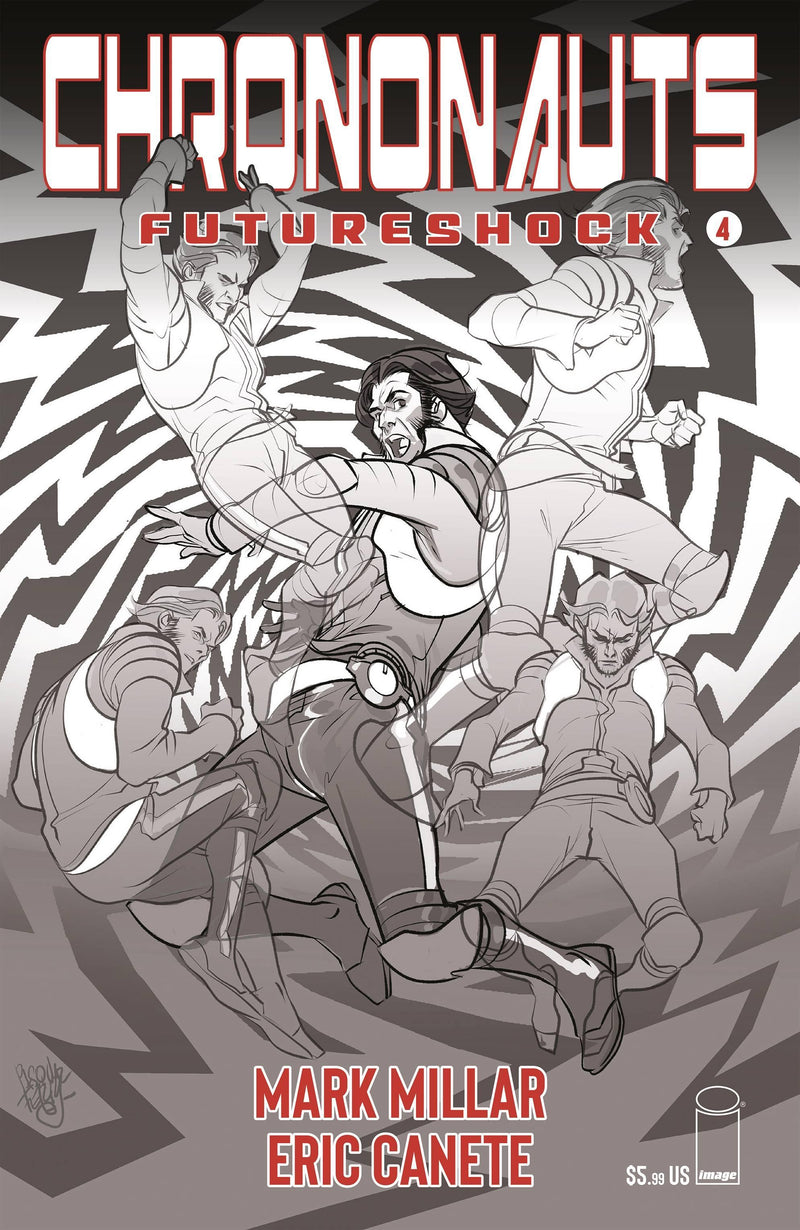 CHRONONAUTS FUTURESHOCK #4 CVR B B&W FERRY
