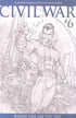 CIVIL WAR #6 1 FOR 75 TURNER SKETCH VAR - Kings Comics