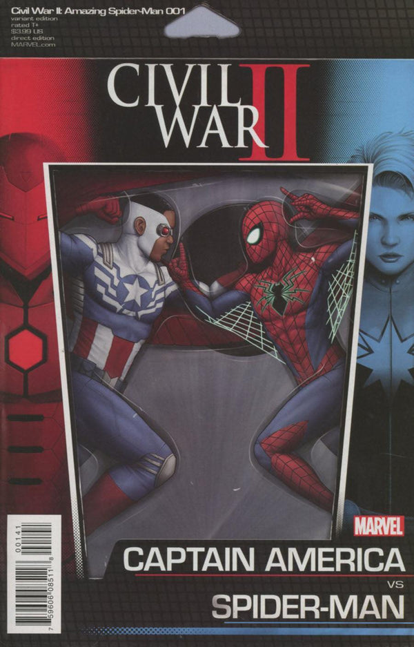 CIVIL WAR II AMAZING SPIDER-MAN #1 ACTION FIGURE VAR