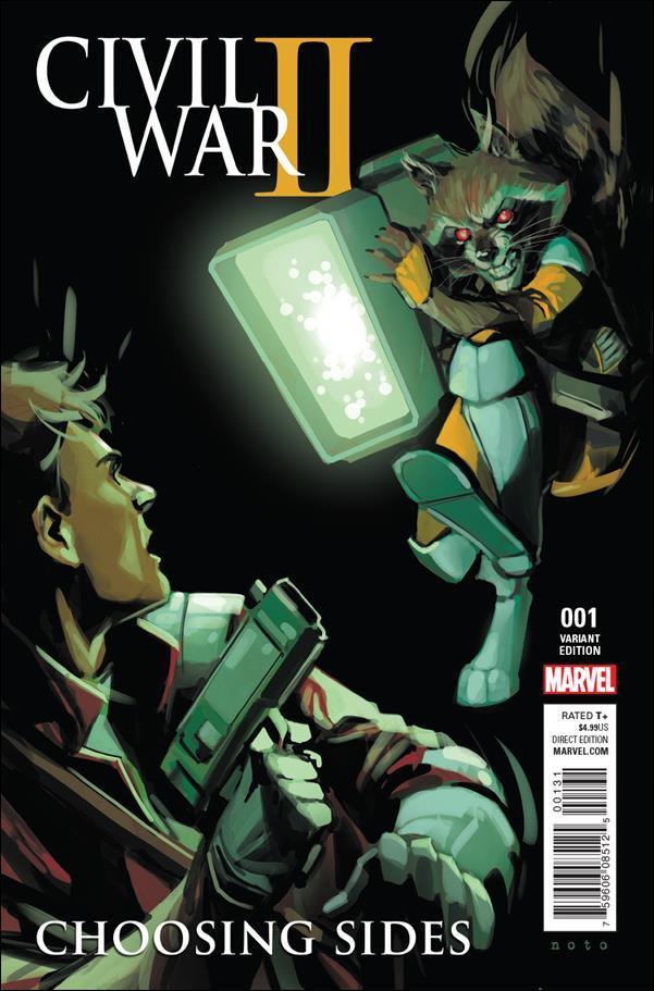 CIVIL WAR II CHOOSING SIDES #1 ROCKET STAR-LORD VAR