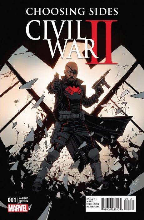 CIVIL WAR II CHOOSING SIDES #1 SHALVEY VAR