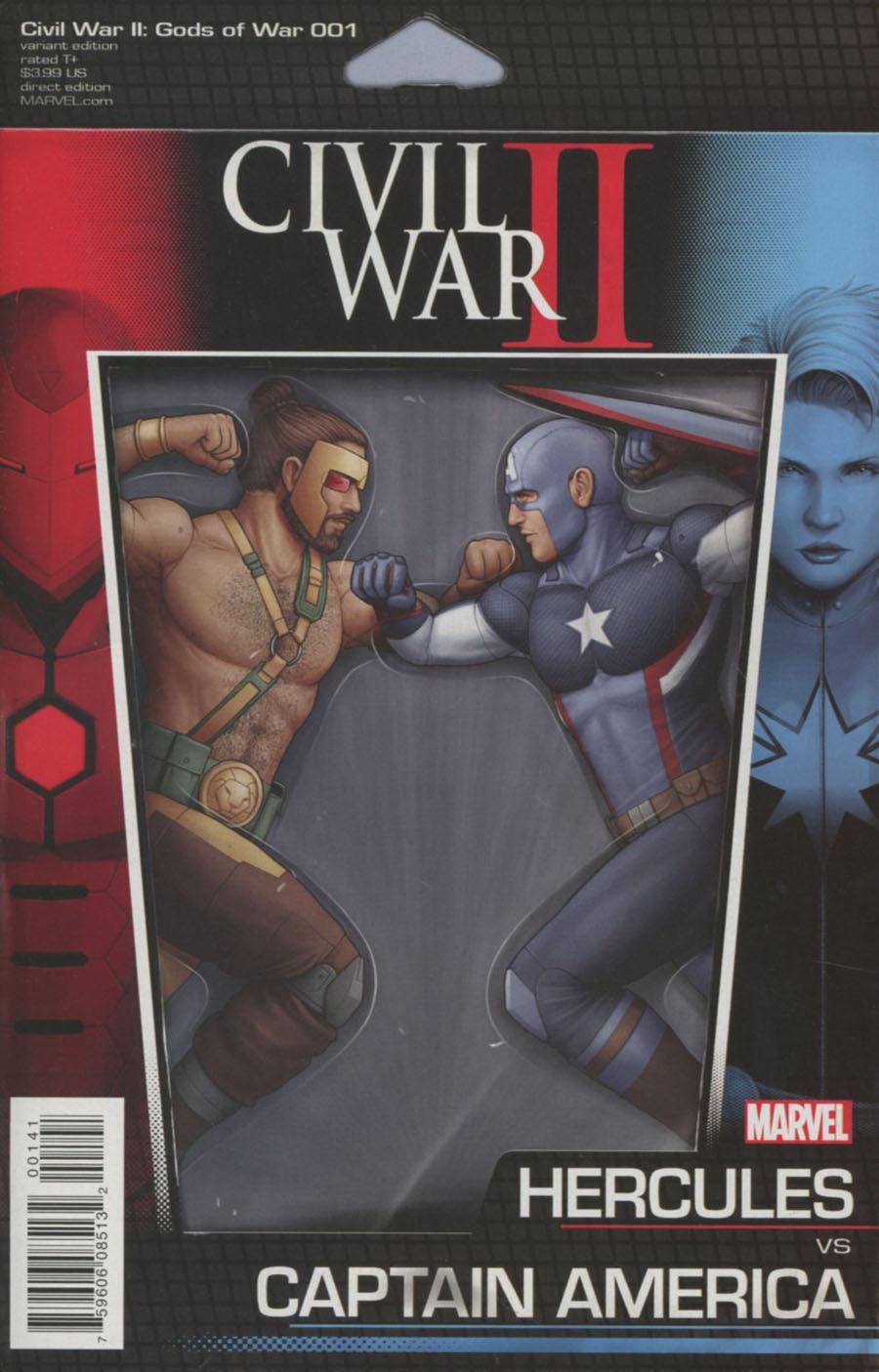 CIVIL WAR II GODS OF WAR #1 CHRISTOPHER ACTION FIGURE - Kings Comics