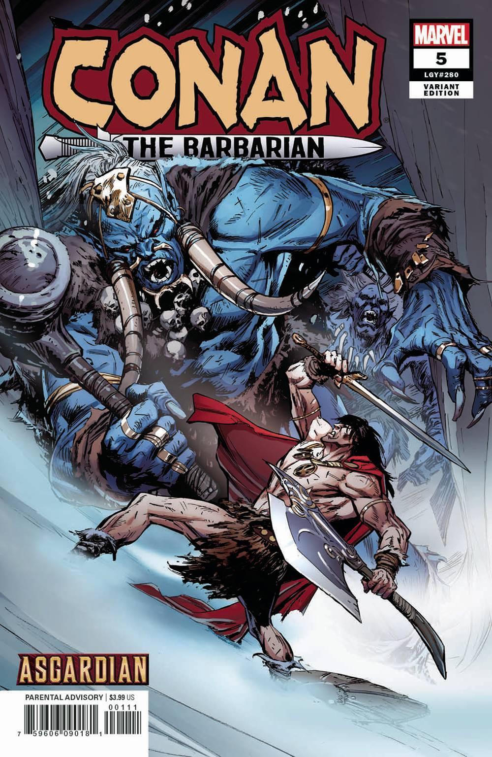 CONAN THE BARBARIAN VOL 4 #5 ARTIST ASGARDIAN VAR - Kings Comics