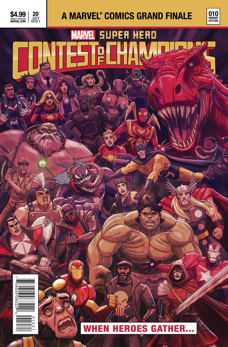 CONTEST OF CHAMPIONS VOL 3 #10 DALFONSO VAR