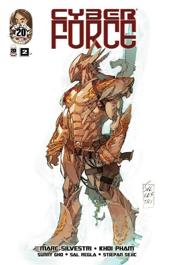 CYBER FORCE VOL 4 #2 25 COPY SILVESTRI VAR