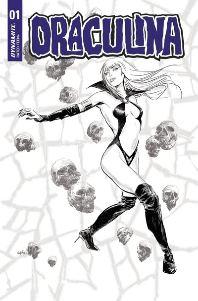 DRACULINA #1 CVR H 20 COPY INCV KAYANAN B&W