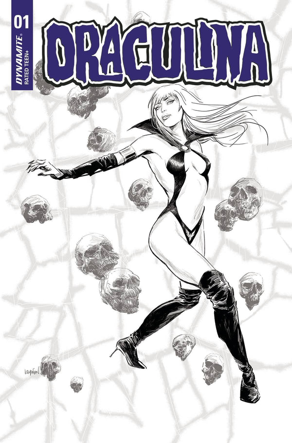 DRACULINA #1 CVR H 20 COPY INCV KAYANAN B&W