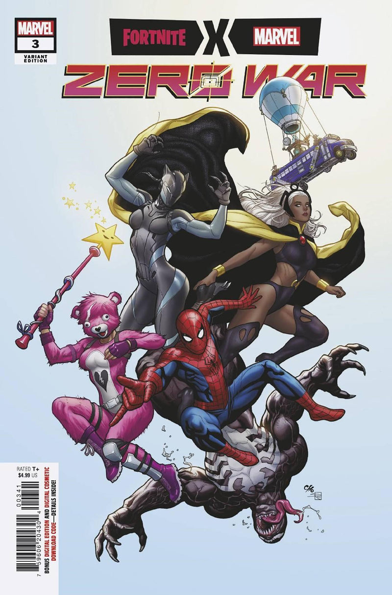 FORTNITE X MARVEL ZERO WAR #3 25 COPY INCV CHO VAR