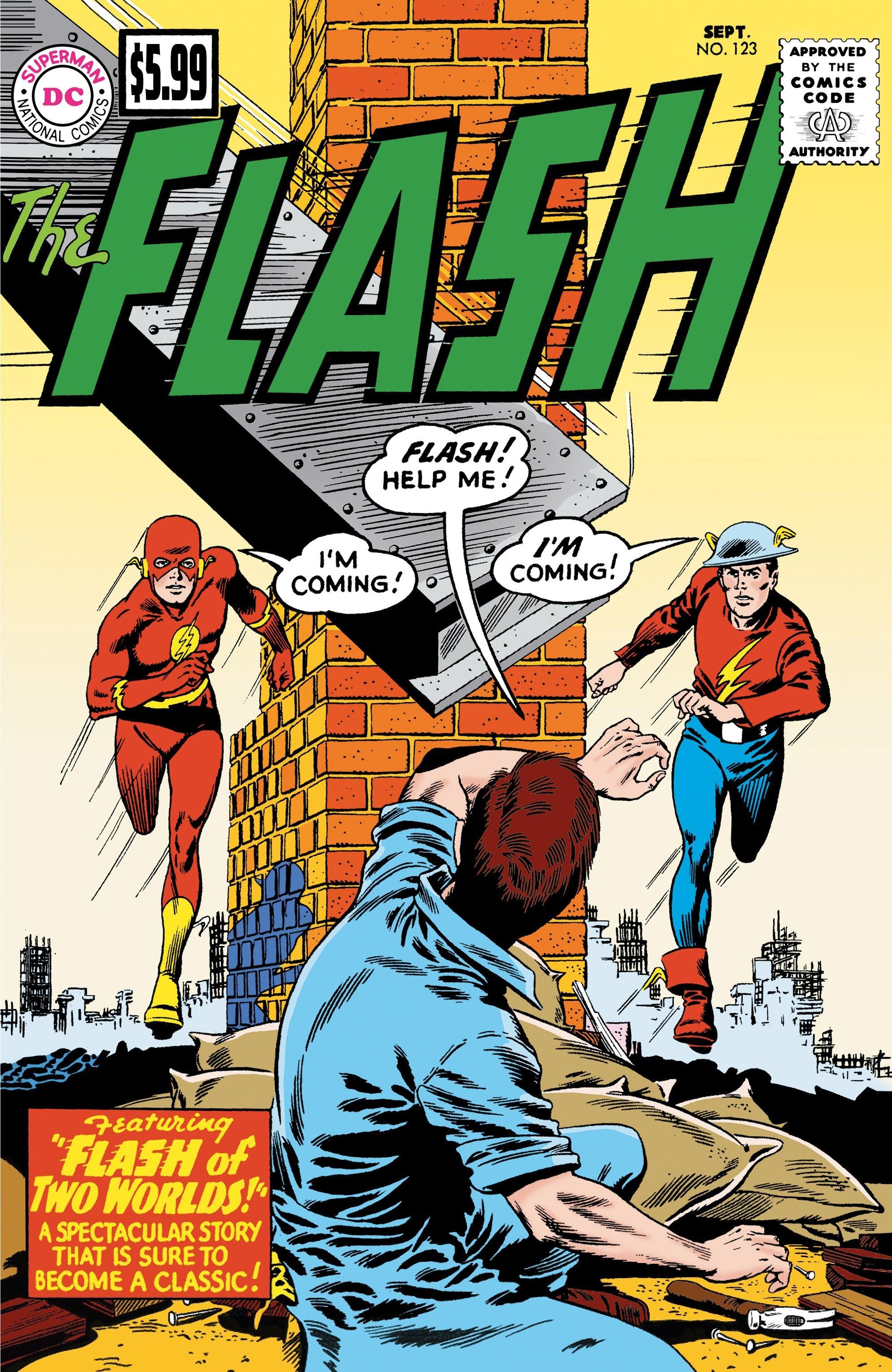 FLASH (1959) #123 FACSIMILE EDITION (2024) CVR C CARMINE INFANTINO & MURPHY ANDERSON FOIL VAR - Kings Comics