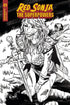 RED SONJA THE SUPERPOWERS #1 15 COPY FEDERICI ZOMBIE B&W INCV - Kings Comics