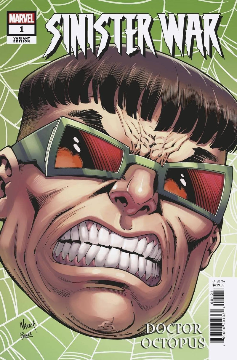 SINISTER WAR #1 NAUCK HEADSHOT VAR