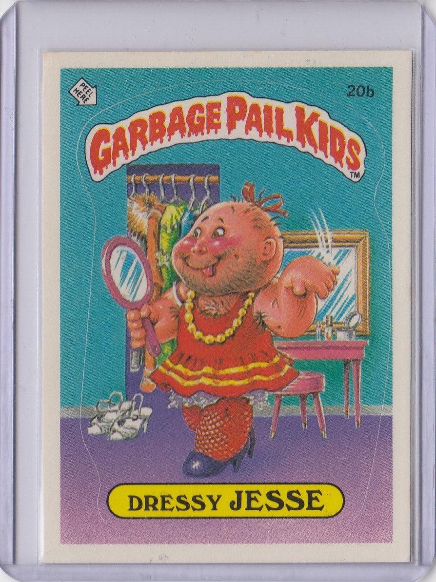 1985 GARBAGE PAIL KIDS GPK SERIES 1 #20B DRESSY JESSE - Kings Comics