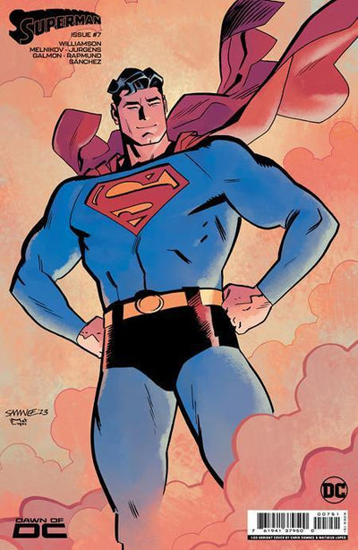SUPERMAN VOL 7 (2023) #7 CVR I INC 1:50 CHRIS SAMNEE CARD STOCK VAR (#850)
