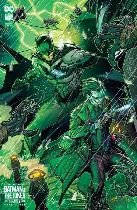 BATMAN & THE JOKER THE DEADLY DUO #7 CVR F INC 1:25 JONBOY MEYERS CARD STOCK VAR