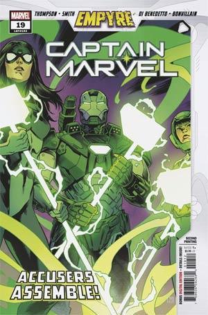 CAPTAIN MARVEL VOL 9 (2019) #19 2ND PTG SMITH VAR EMP