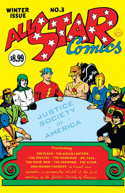 ALL-STAR COMICS (1940) #3 FACSIMILE EDITION (2023) CVR B EE HIBBARD FOIL VAR