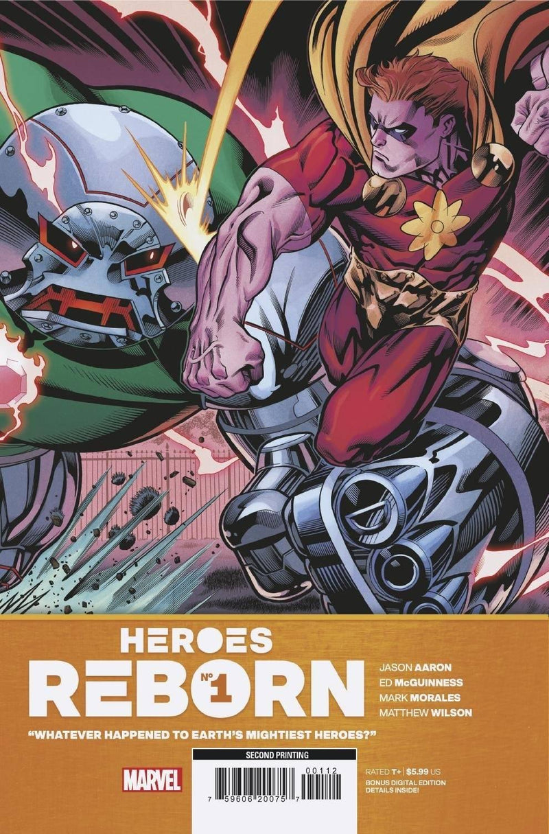 HEROES REBORN #1 2ND PTG VAR