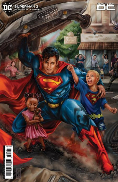 SUPERMAN VOL 7 (2023) #2 CVR F INC 1:25 JUANJO LOPEZ CARD STOCK VAR