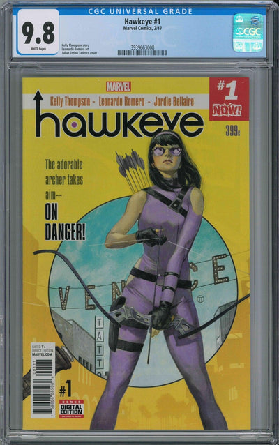 CGC HAWKEYE VOL 5 #1 (9.8) - 1ST KATE BISHOP SOLO SERIES