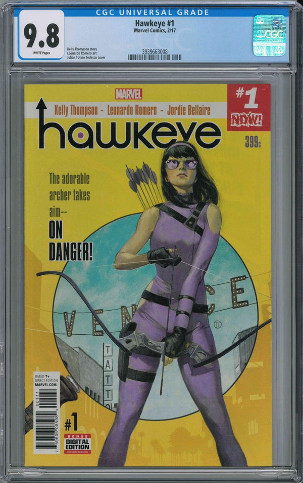 CGC HAWKEYE VOL 5 #1 (9.8) - 1ST KATE BISHOP SOLO SERIES
