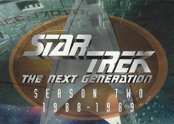 STAR TREK THE NEXT GENERATION SEASON TWO BASE CARD SET