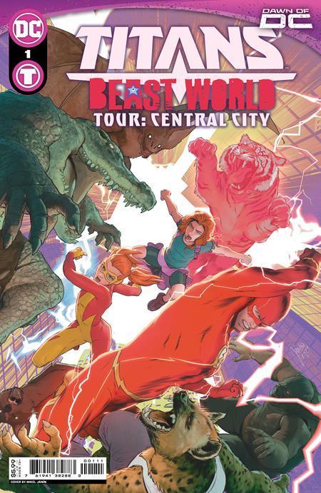 TITANS BEAST WORLD TOUR CENTRAL CITY (2023) #1 (ONE SHOT) CVR A MIKEL JANIN