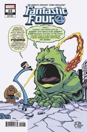 FANTASTIC FOUR VOL 6 (2018) #25 YOUNG VAR EMP