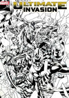 ULTIMATE INVASION (2023) #1 50 COPY INCV HITCH WPRD B&W VAR