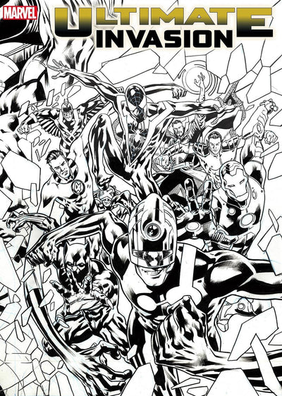 ULTIMATE INVASION (2023) #1 50 COPY INCV HITCH WPRD B&W VAR
