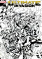 ULTIMATE INVASION (2023) #1 50 COPY INCV HITCH WPRD B&W VAR - Kings Comics