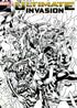 ULTIMATE INVASION (2023) #1 50 COPY INCV HITCH WPRD B&W VAR - Kings Comics