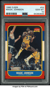 1986 FLEER MAGIC JOHNSON #53 LAKERS PSA 10