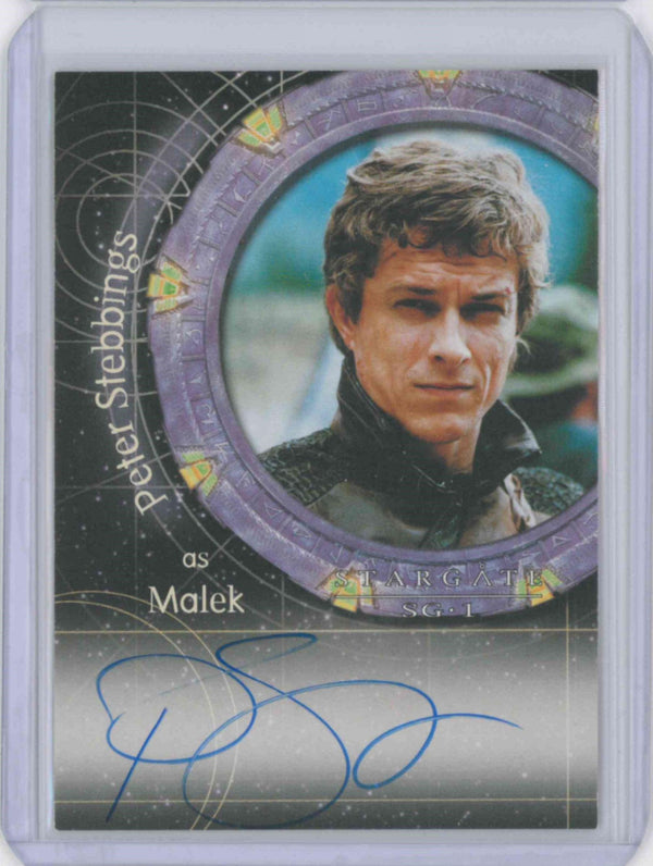 STARGATE SG-1 AUTOGRAPH SIGNED #A32 PETER STEBBINGS / MALEK